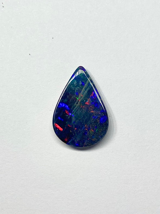 Electric Rainbow Opal - custom made in a ring for you