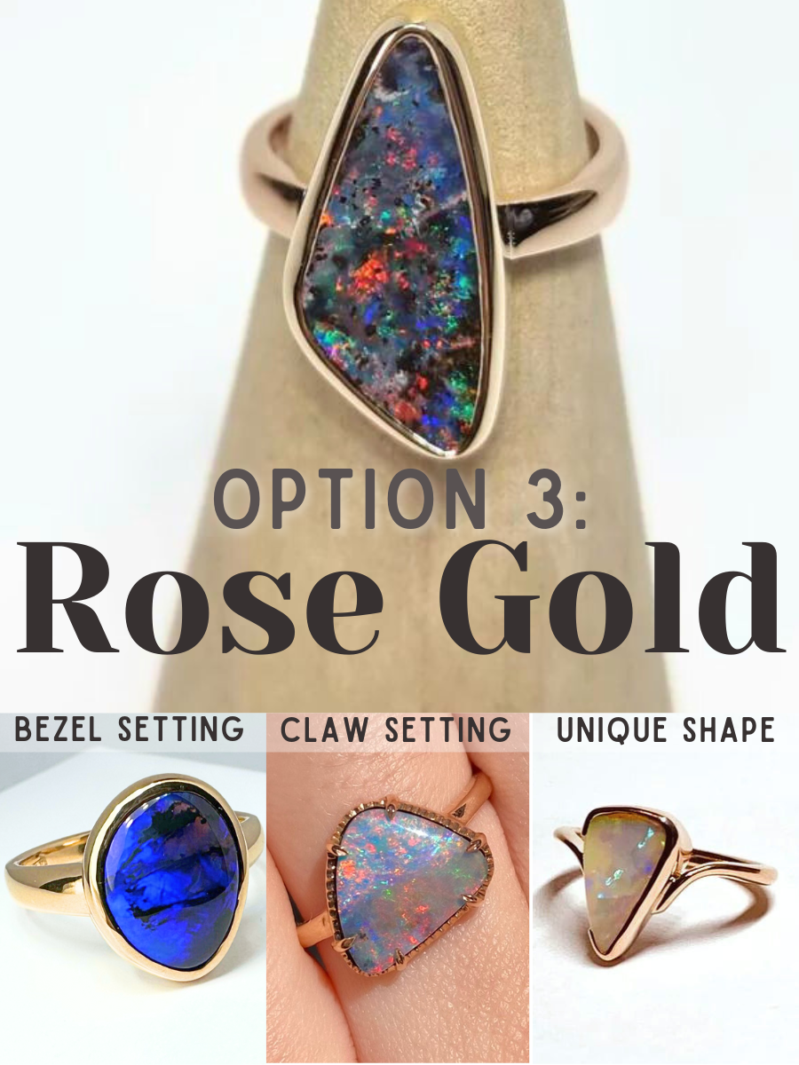 Sandy Totem Opal - custom made in a ring for you