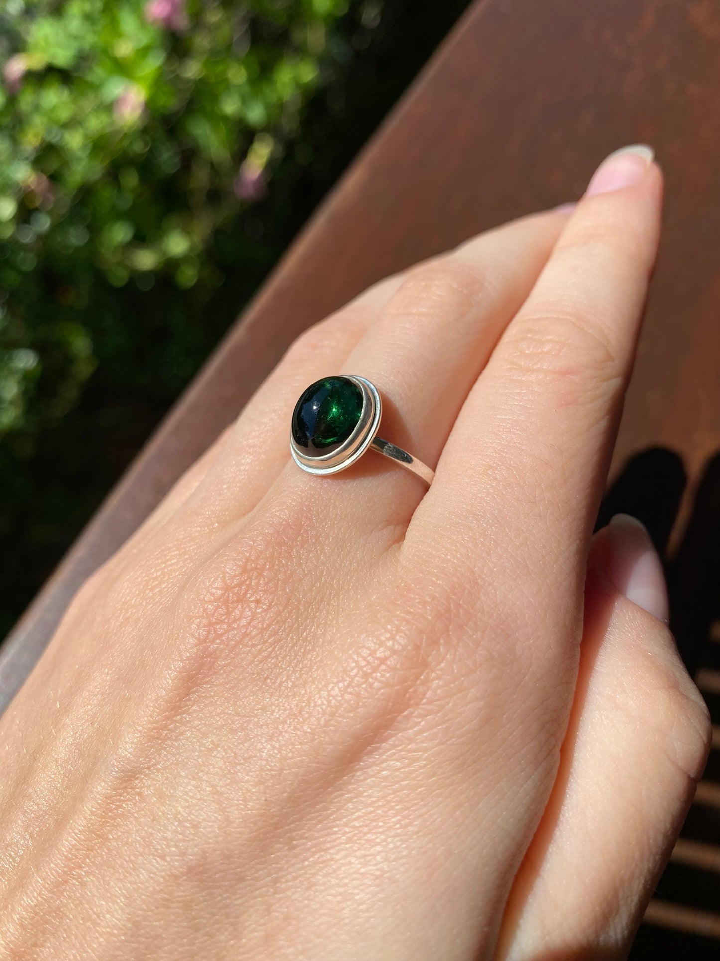 Green Depths Tourmaline Ring