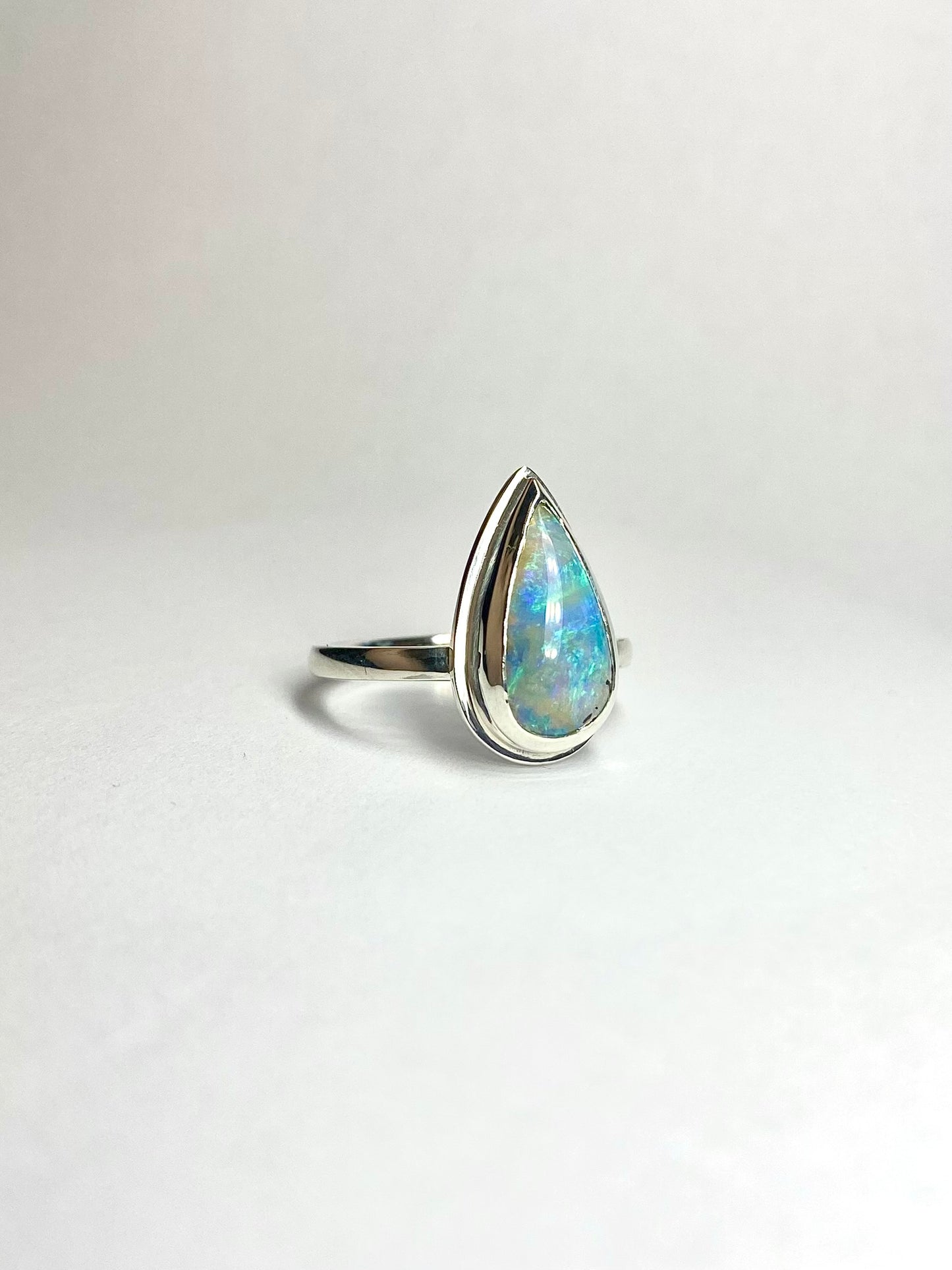 Parisian Sky Opal Ring