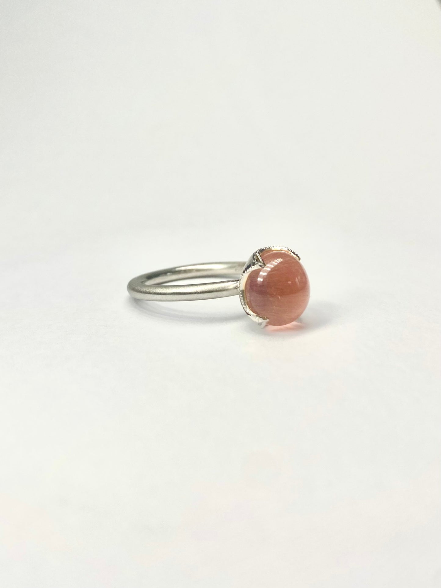 Rose Tourmaline Ring