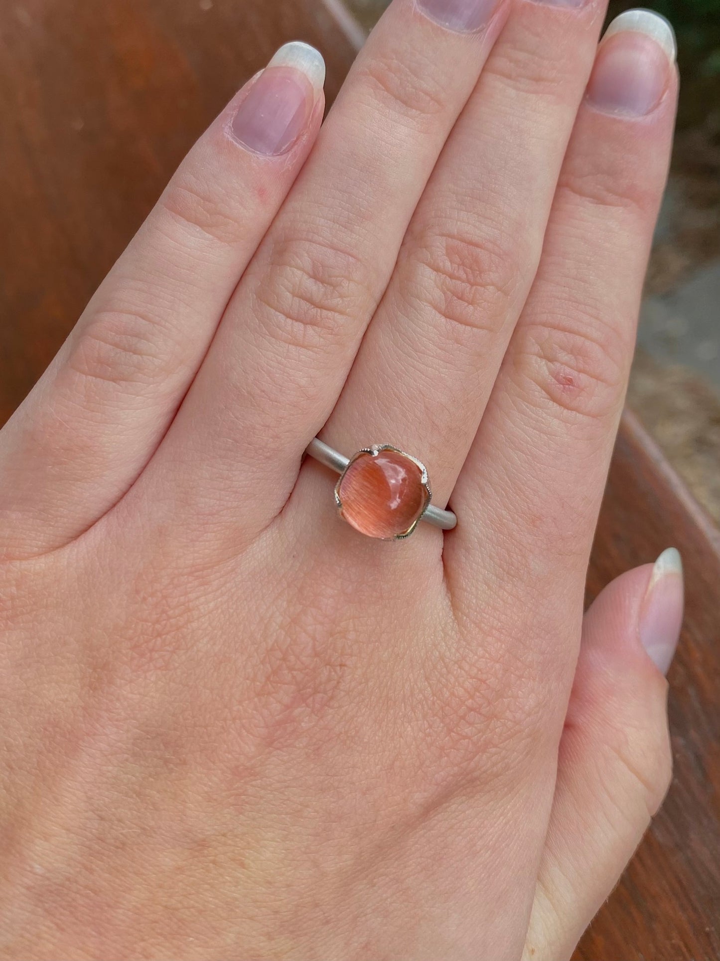 Rose Tourmaline Ring