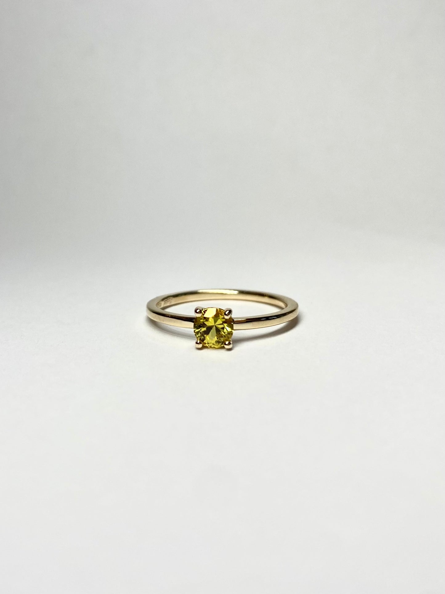 Sunshine Sapphire Ring