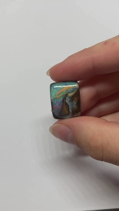 Over the Mountain Opal - custom made in a ring for you