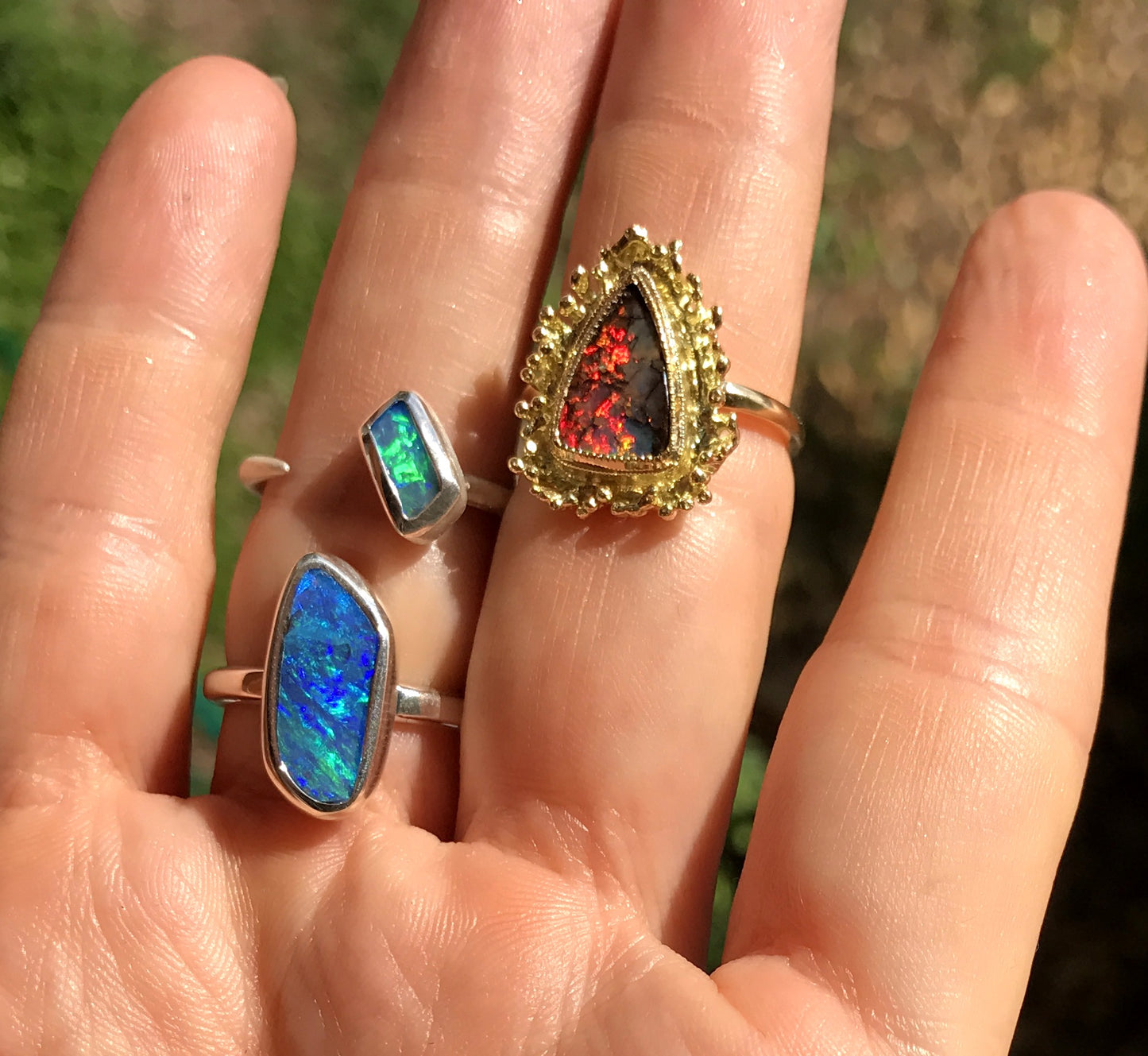 UPDATE: Blue Opal Ring