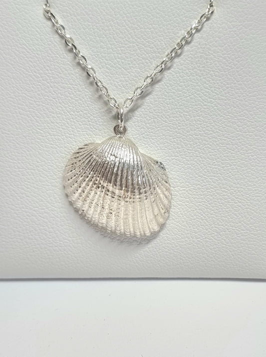 Stradbroke Coastal Silver Shell Pendant