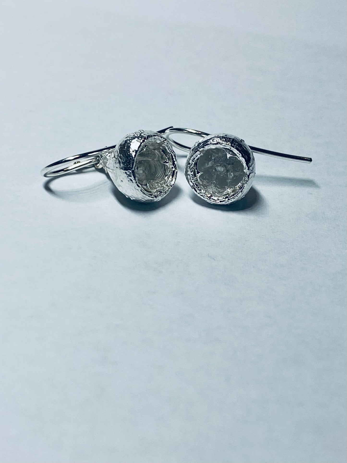 Coastal Gumnut Drop Silver Earrings