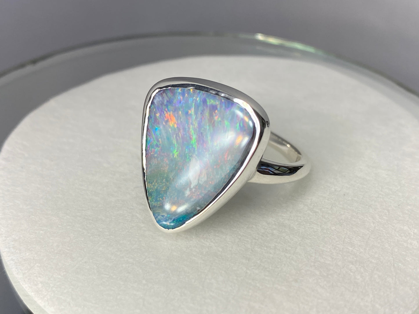 Glitter sparkle ring