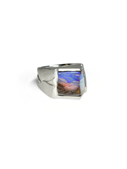 Blue Mountain Opal Ring