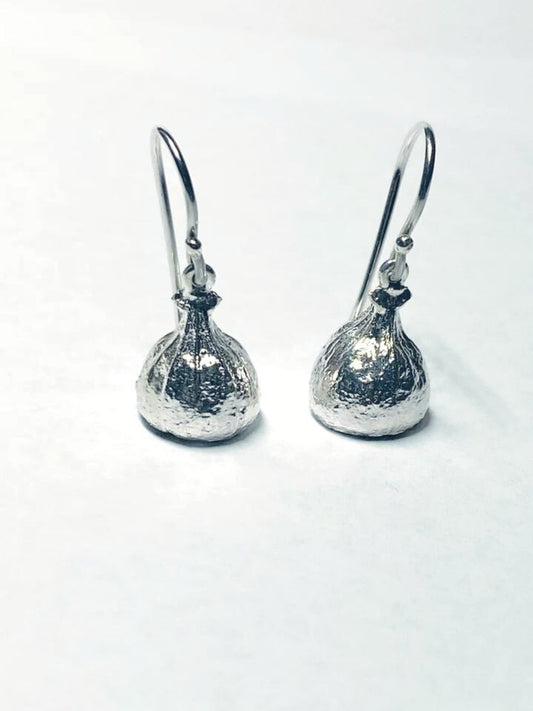 Coastal Gumnut Drop Silver Earrings