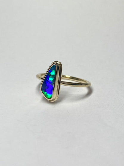 Electric Shock Opal Ring