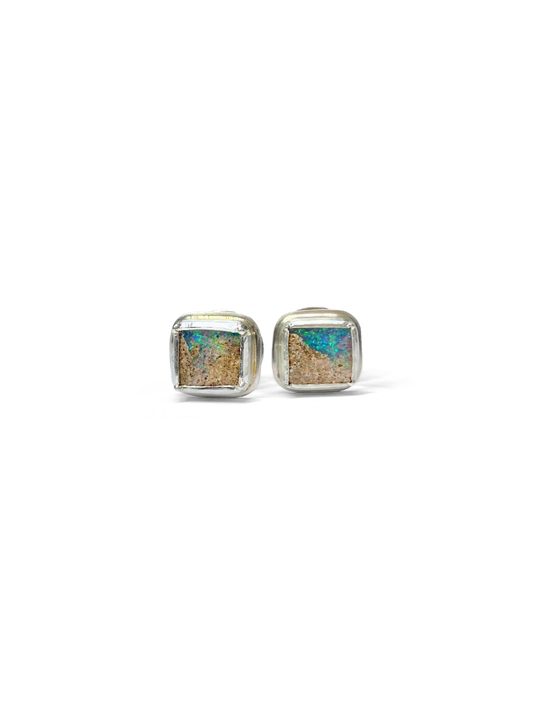 Enchanted Grove Opal Stud Earrings