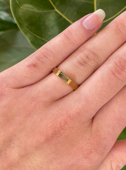 Harvest - Australian Sapphire Green 18ct Gold Ring