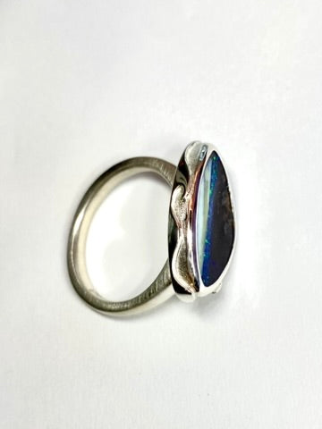 Midnight Surf Opal Ring