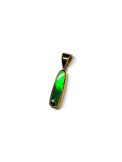 Mini Totem Opal and 18ct Gold Pendant