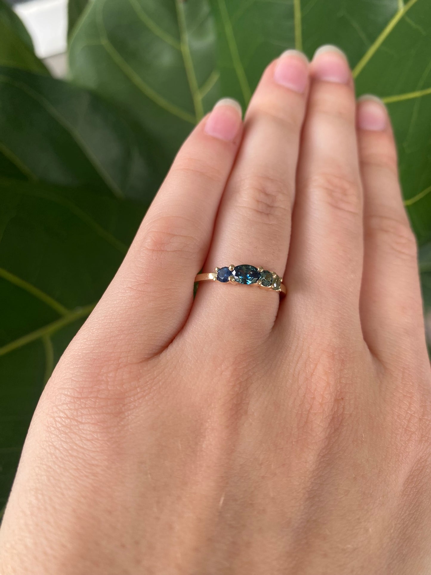 Sea Breeze Sapphire Ring