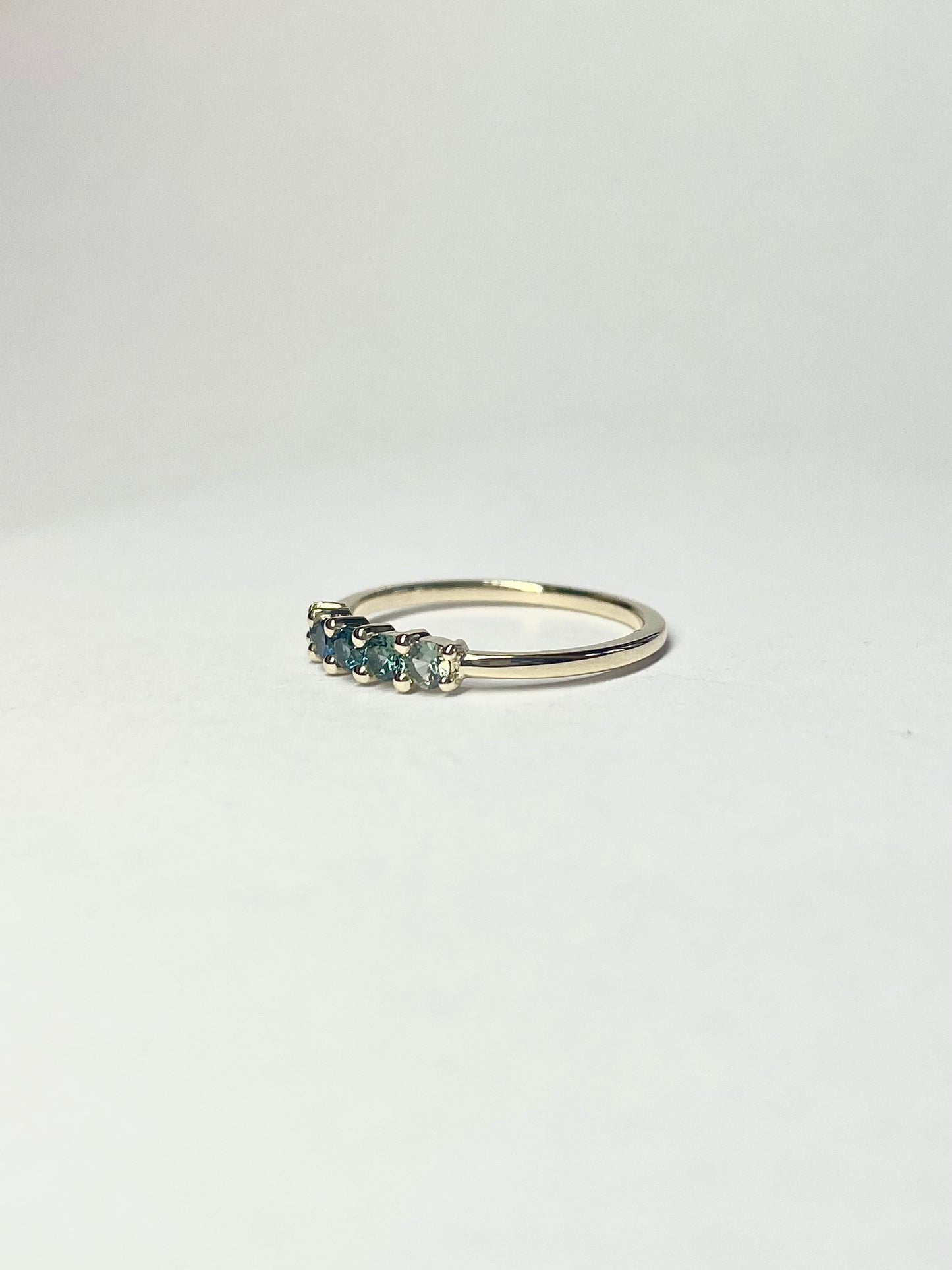 Ocean Ombré Sapphire Ring
