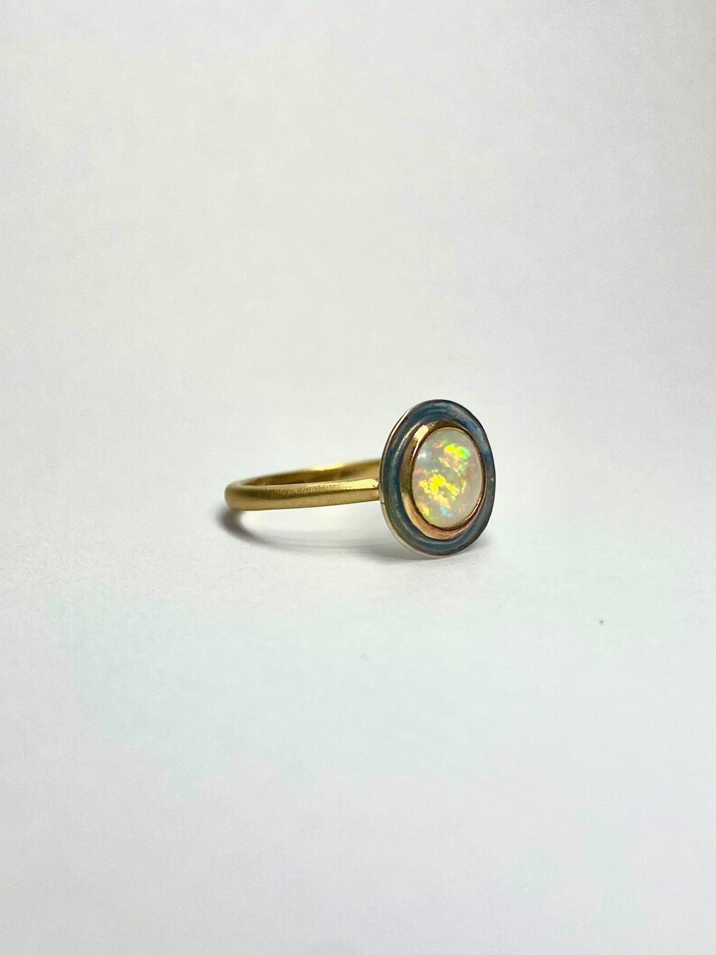 Opal Orbit Ring