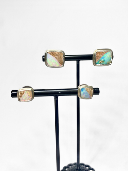 Mini Rockpool Opal Stud Earrings