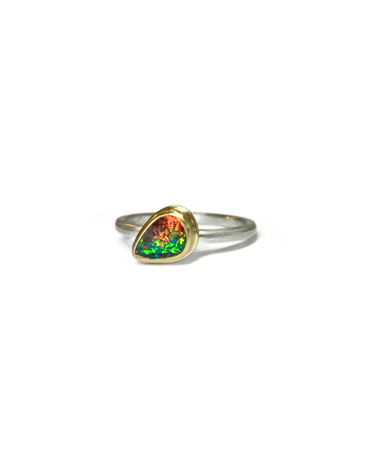 Solar Tide Opal Ring