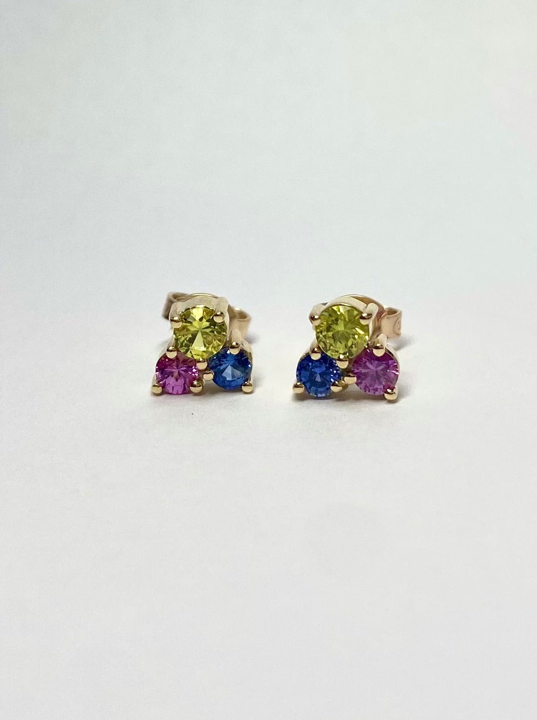Sprinkles Sapphire Stud Earrings