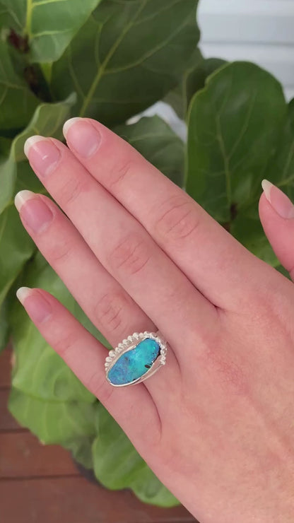 Waterfall Opal Ring