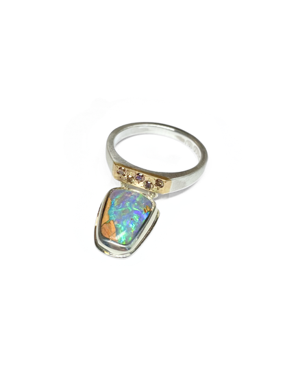 Butterfly Flutter Statement Opal Ring