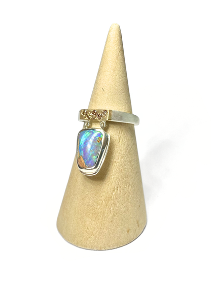 Butterfly Flutter Statement Opal Ring