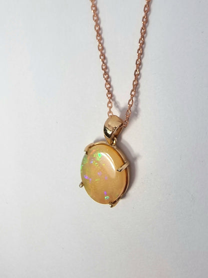 Warm Opal Necklace