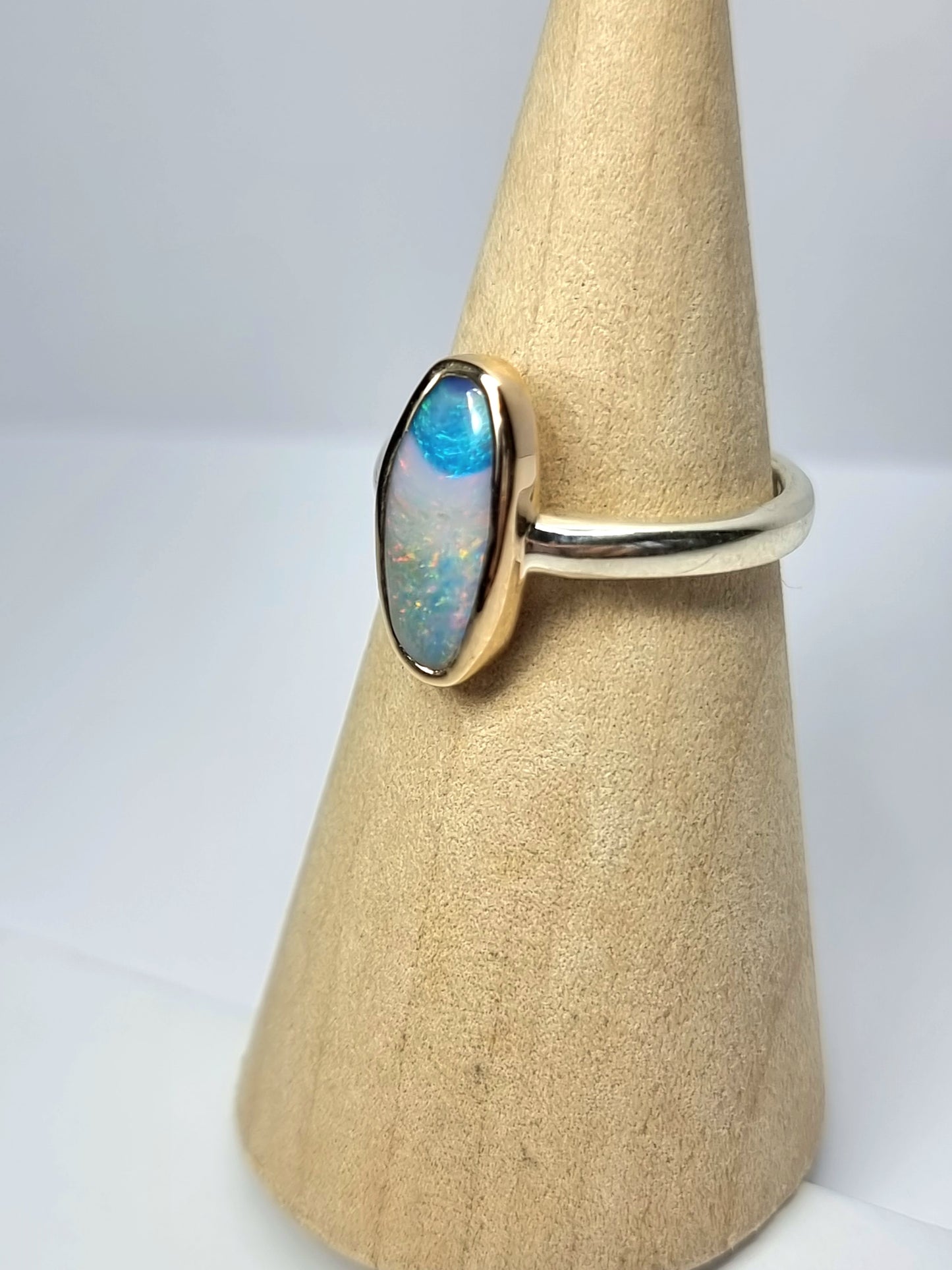 Blue Beginnings Opal Ring