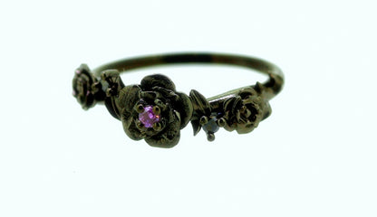 Botanical - Silver Rose and Thorn Rings
