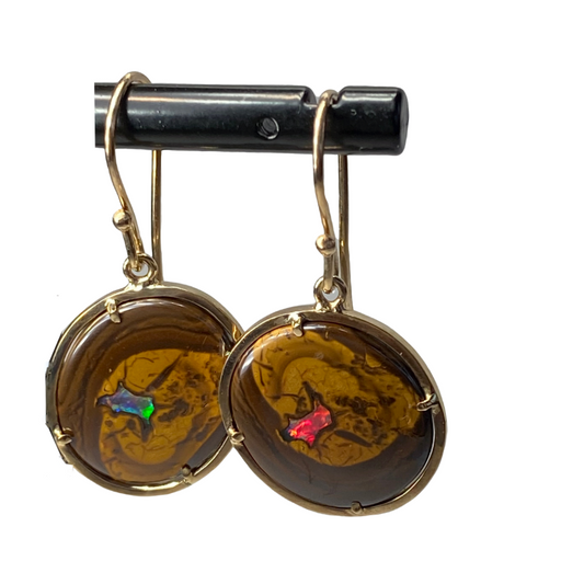 Opal Window Earrings