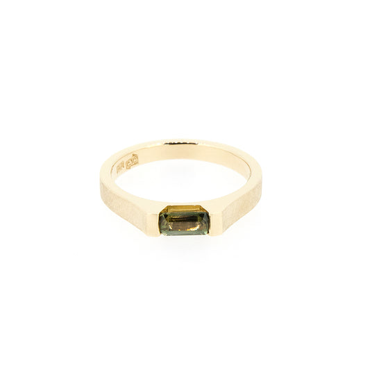 Harvest - Australian Sapphire Green 18ct Gold Ring