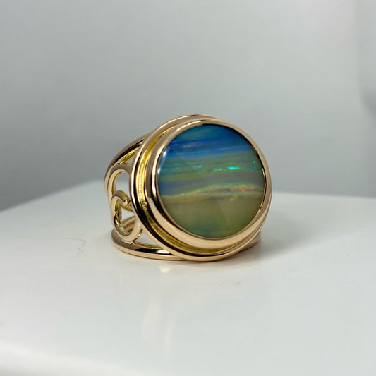 Earth View Opal Ring