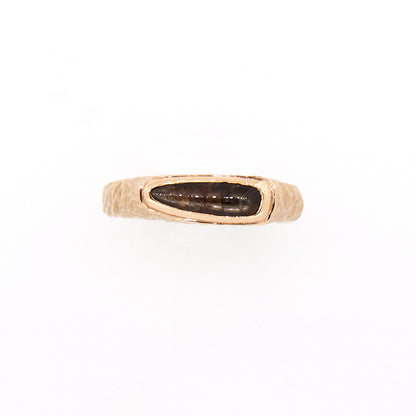 Journey - Raw Sapphire and Rose Gold Ring