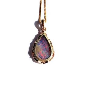 UPDATE: Opal, Rose Gold and Yellow Gold Pendant