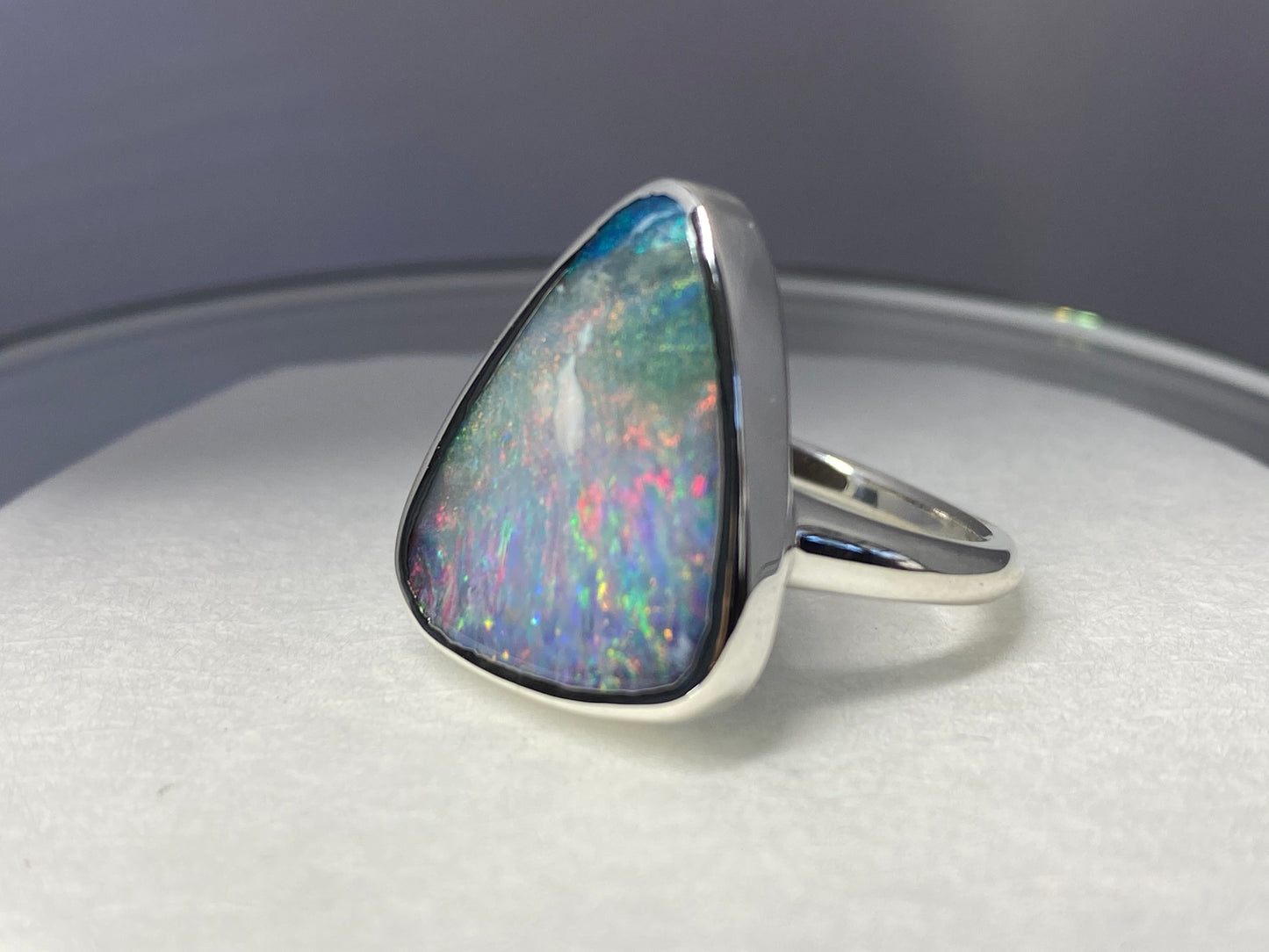 Glitter sparkle ring