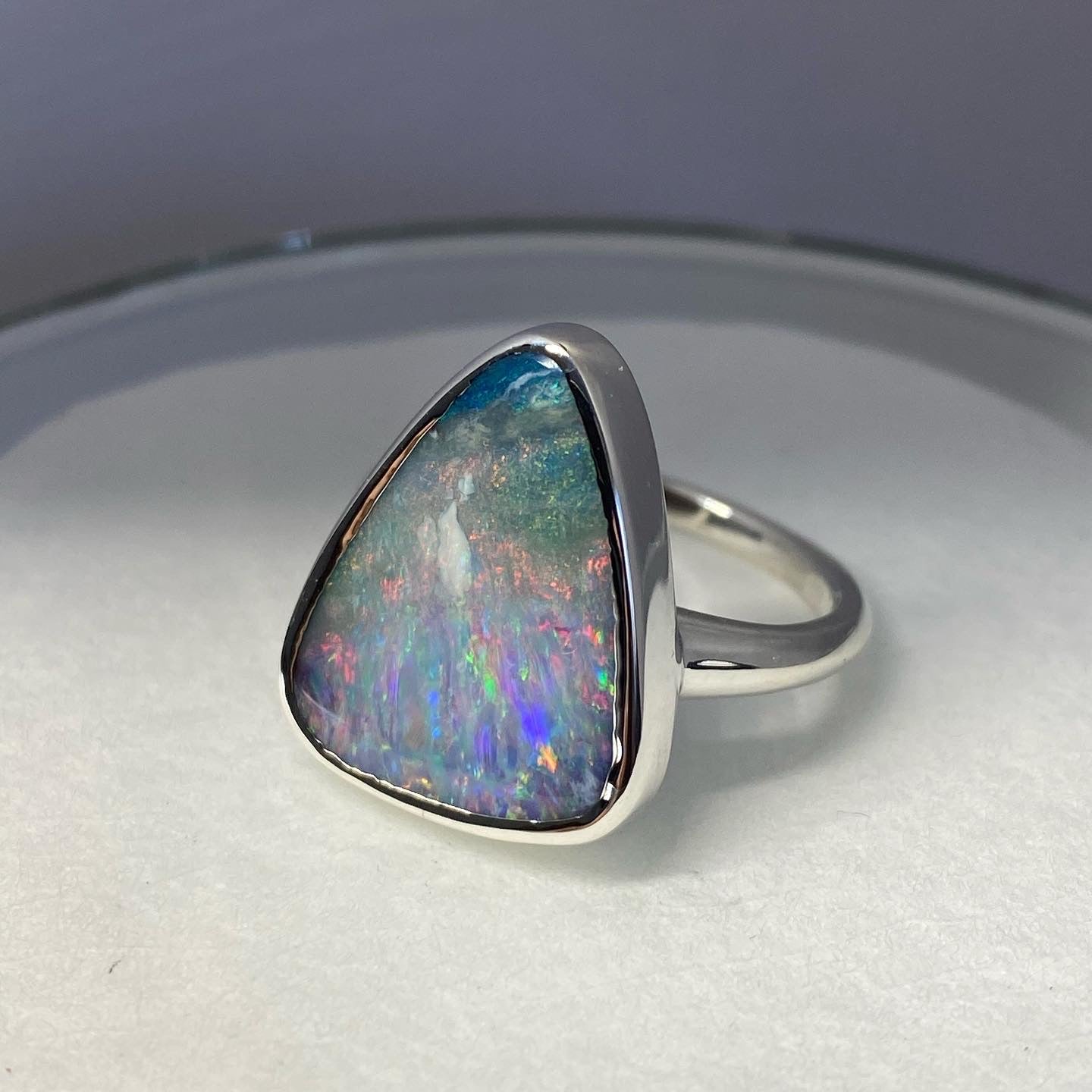 Glitter sparkle ring