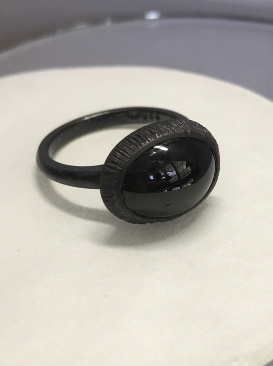 Dark Night Sapphire Ring