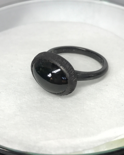 Dark Night Sapphire Ring